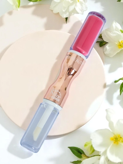 2-в-1 Червило и Прозрачен Гланц за Устни Gummy Bare