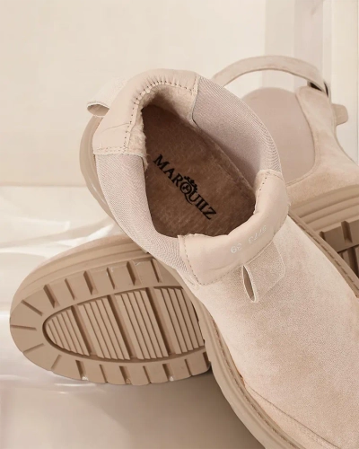 Дамски ботуши на Royalfashion с декоративна каишка Ozzoas