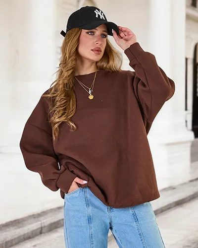 Royalfashion Дамски суитшърт oversize