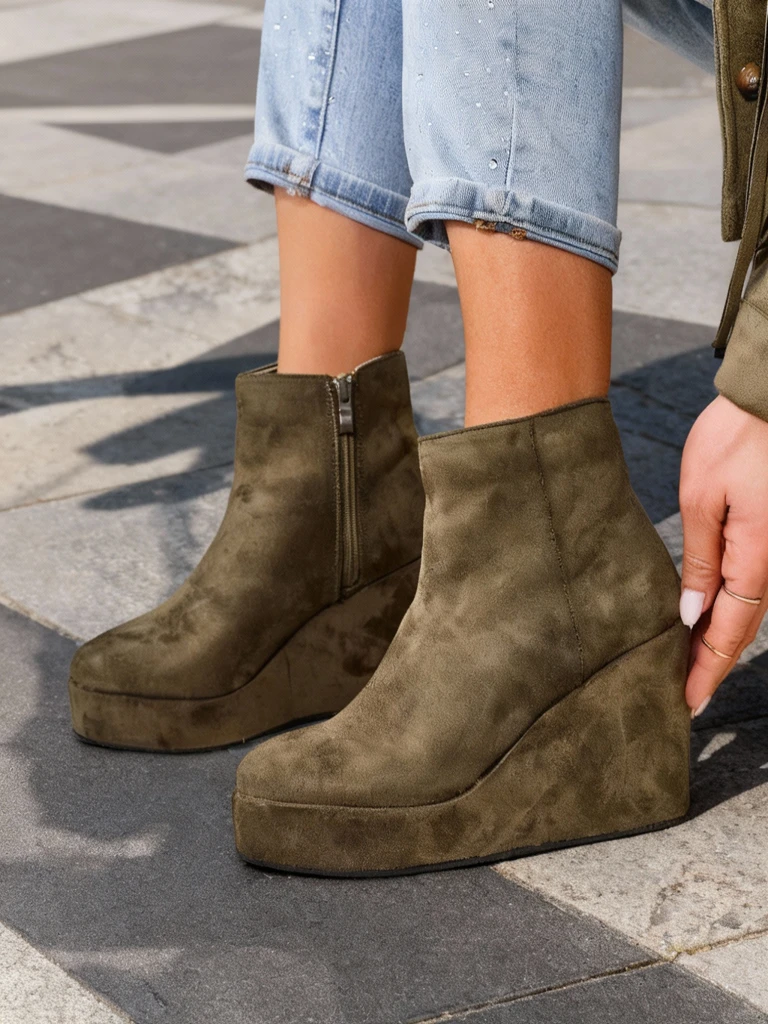 Дамски боти на килце Royalfashion Sieffa