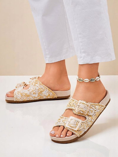 Royalfashion Дамски сандали с катарами Samorra