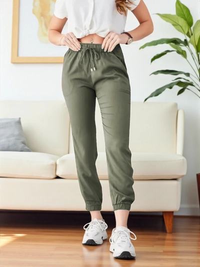 Панталони Raffaello Khaki Дълги От Лиоцел