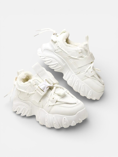 Royalfashion Women's Warmed Losgos Sneakers