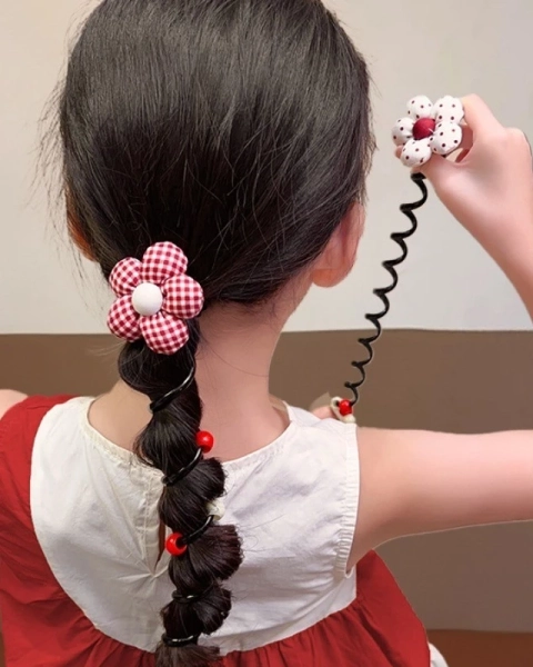 Royalfashion Спирала за коса с малко цвете Blossom Coil