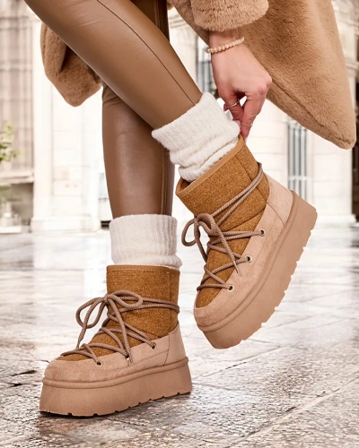 Royalfashion Дамски ботуши за сняг Filori с дантела