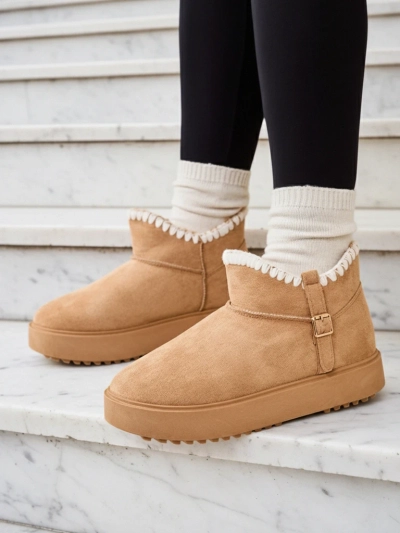 Royalfashion Къси дамски снежни ботуши Ewioz