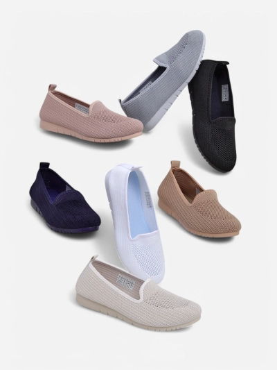 Royalfashion Дамски платнени мокасини Caerit