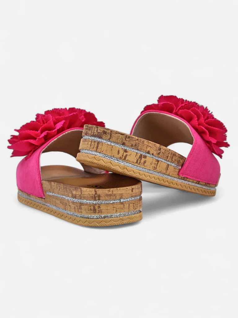 Royalfashion Дамски чехли с цветя Focce