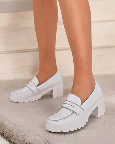 Royalfashion Дамски лакови мокасини Befies