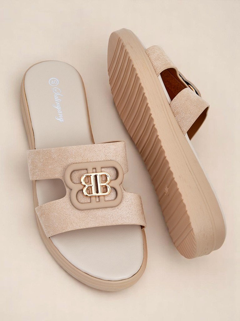 Royalfashion Дамски чехли на плоска подметка ChicStep