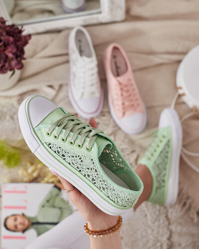 Royalfashion Women's Openwork Sneakers Niz