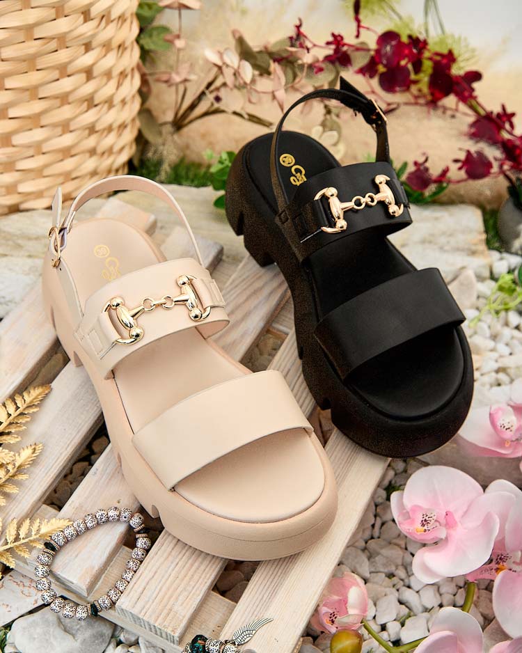 Royalfashion Дамски сандали на платформа от екокожа Avemil