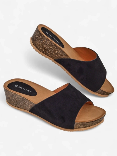 Royalfashion дамски сандали с ниска платформа Maderas