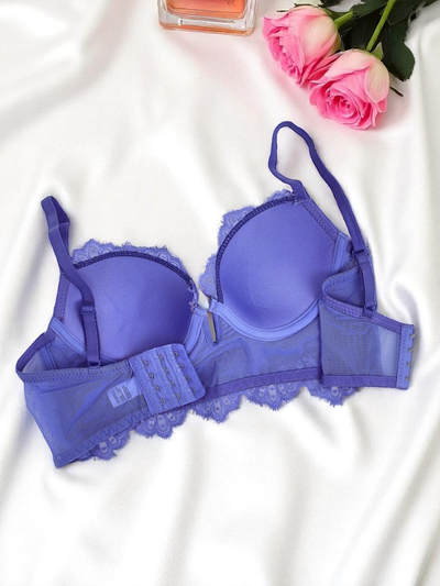 Royalfashion Дамски подплатен бюстие от дантела Grace Corset