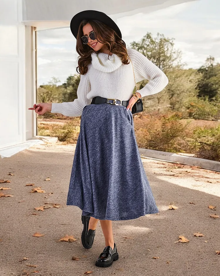 Рокля до коляното за жени на Royalfashion