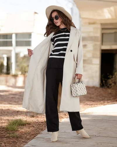 Royalfashion Дълго дамско палто