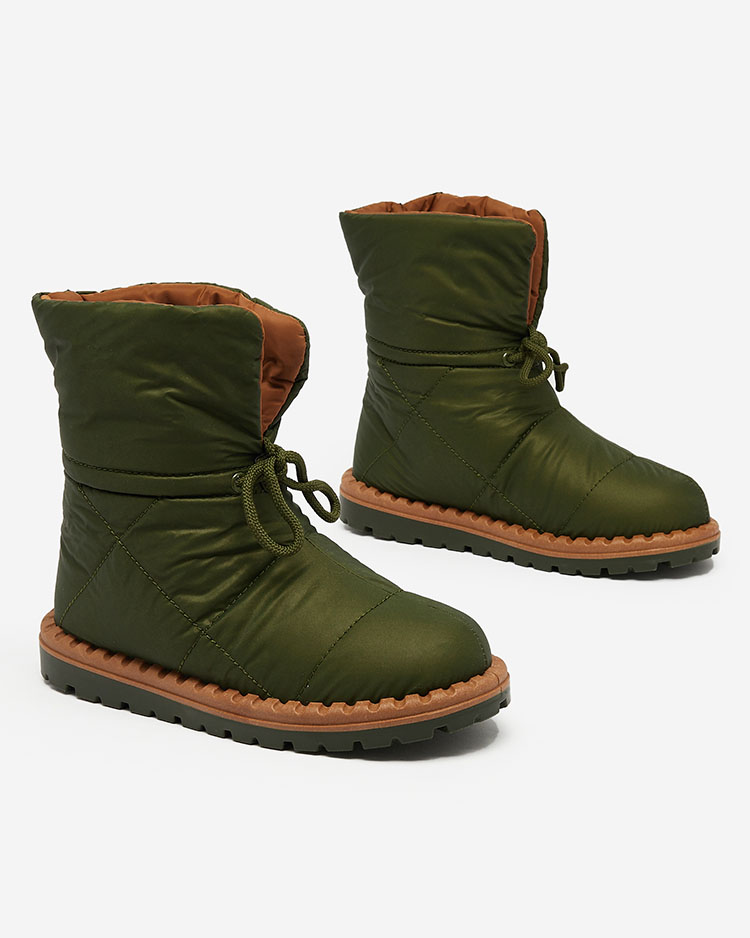 Royalfashion Дамски ботуши за сняг в зелено Nevonsis