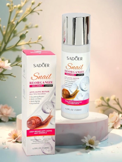 Успокояваща емулсия с колаген и екстракт от охлювен секрет - против бръчки, успокояваща