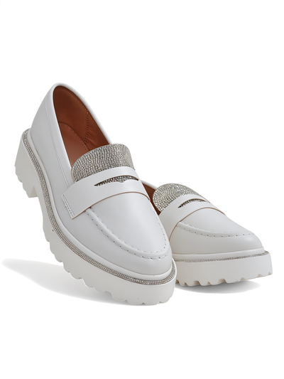 Royalfashion дамски мокасини с кристали Vinness