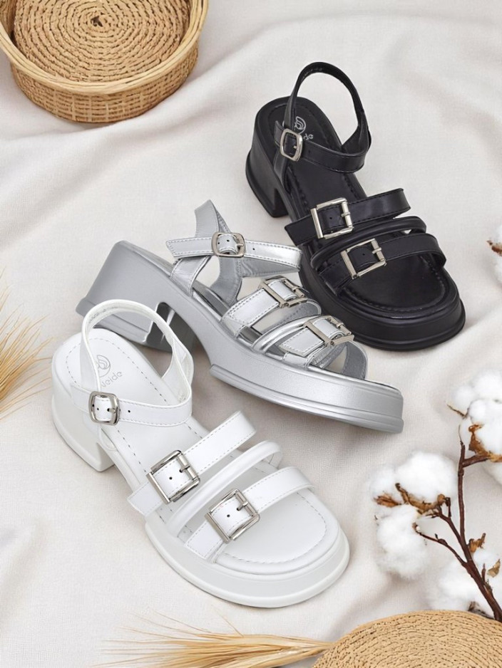 Royalfashion дамски сандали с нисък ток Otteze