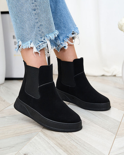 Royalfashion Бежови дамски ботуши a'la snow boots Uteris