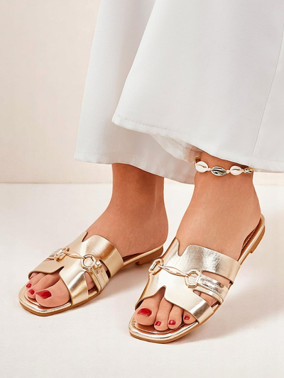 Royalfashion Дамски чехли с равна подметка Lina