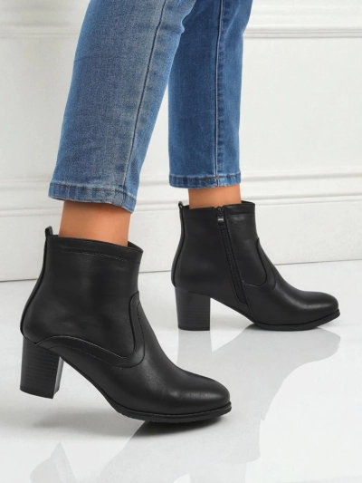 Дамски боти от еко кожа на ток Lunar Crest