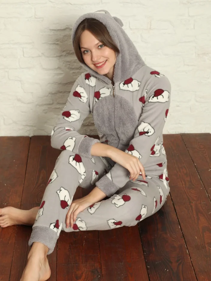 Royalfashion Женска Пижама с Цялостен Дизайн