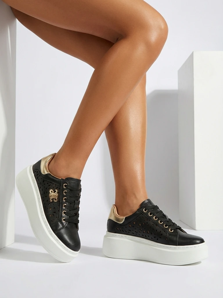 Royalfashion Дамски спортни ажурни кецове Jovixi