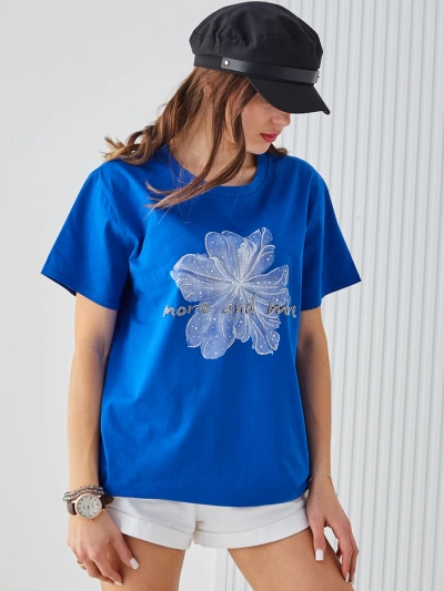 Royalfashion Дамска памучна тениска Все повече и повече