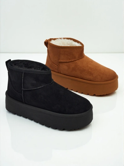 Къси дамски боти а ла сноубутс Vespera