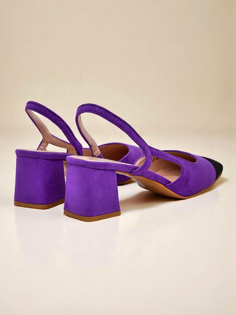 Royalfashion Дамски обувки на нисък ток с декоративен нос Eleganzo