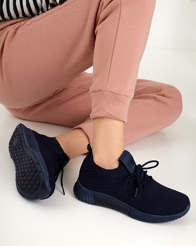 Granatowe damskie buty sportowe Merisal - Obuwie