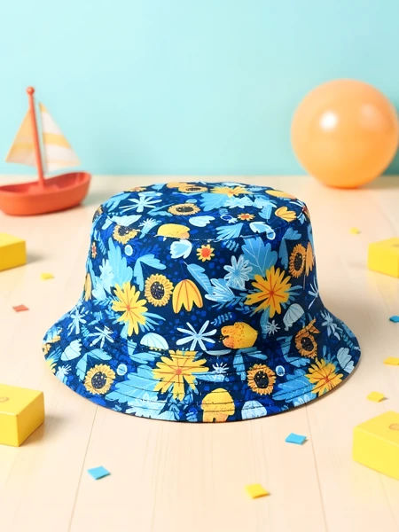 Royalfashion Детска шапка тип кофа Color Splash Bucket