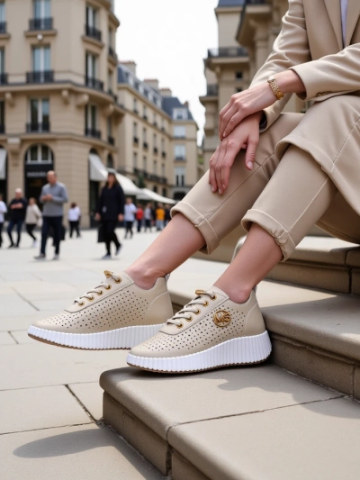 Royalfashion Женски спортни маратонки с изтегляща се връзка Jovenes