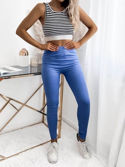 Дамски клинове в синьо- Облекло