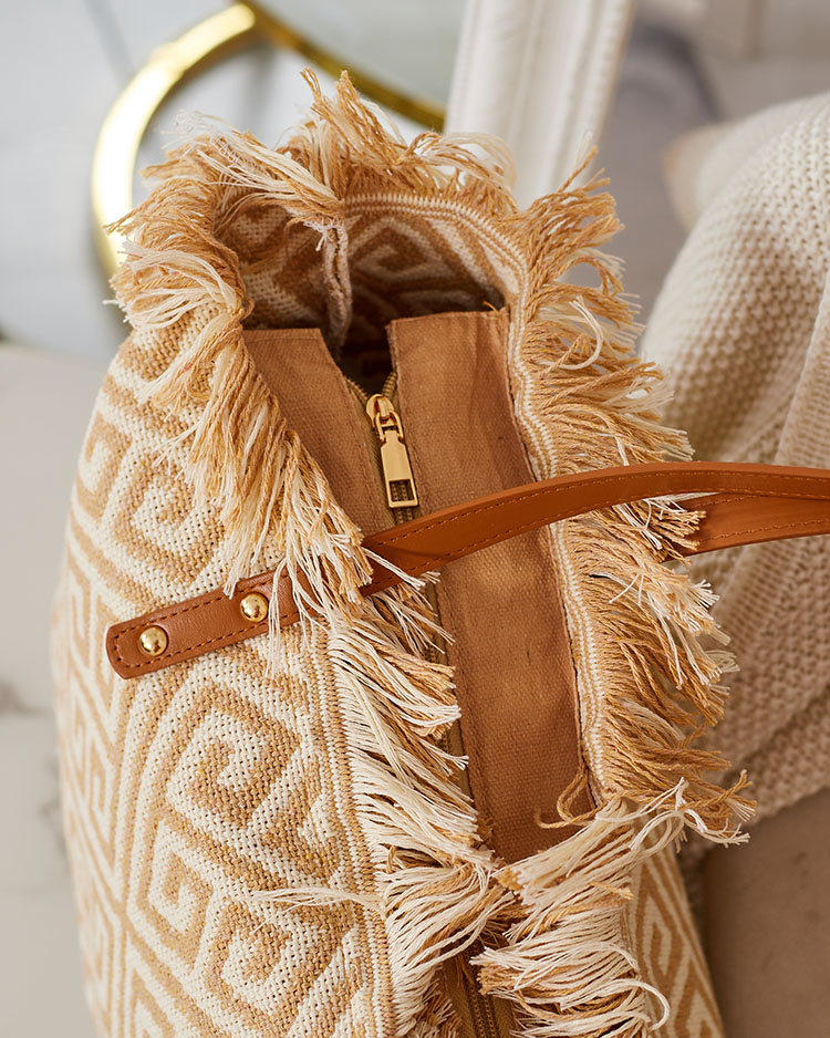 Royalfashion Дамска чанта за рамо от плат