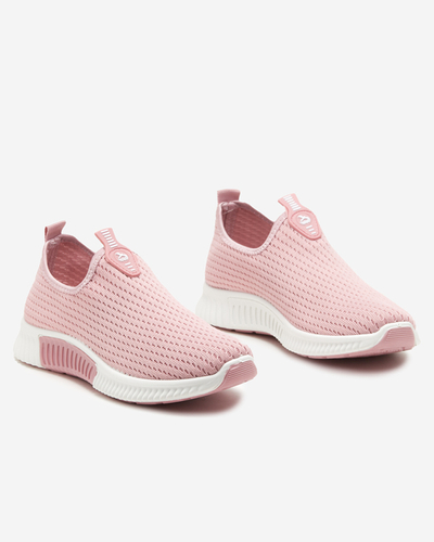 Różowe damskie wsuwane buty sportowe Banila - Obuwie