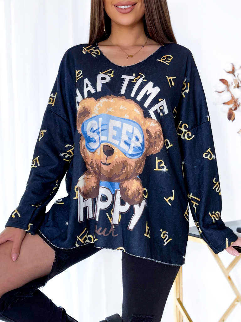 Royalfashion Дамска дълга блуза с принт