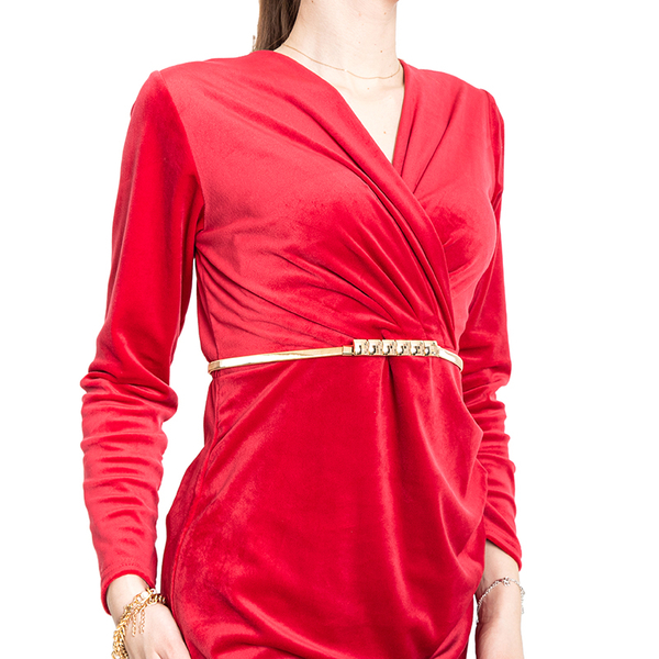 Złoty damski pasek na zaczep - Akcesoria