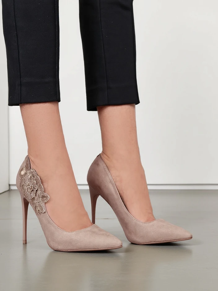 Royalfashion Женски токчета с цветя Sollabe