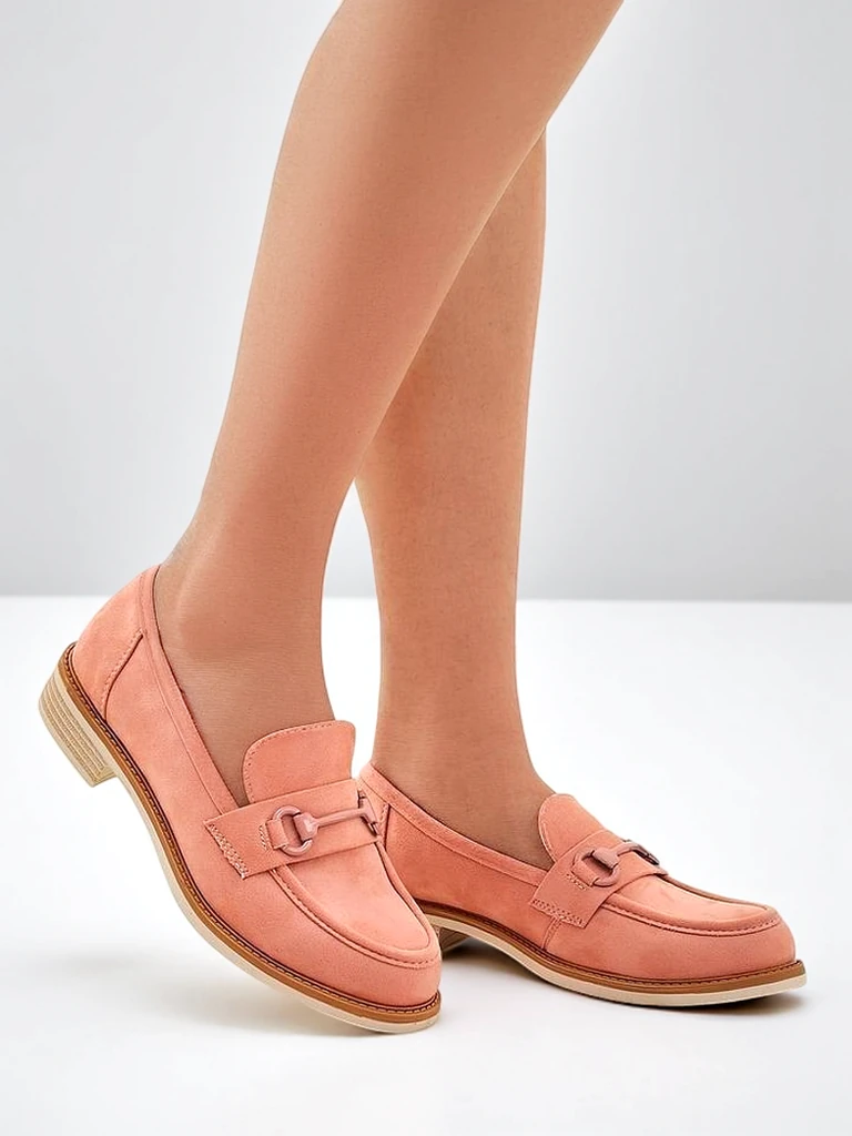 Royalfashion дамски мокасини от еко велур Etolie