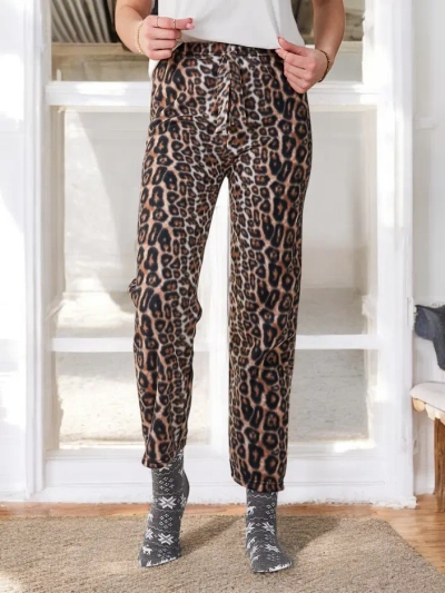 Royalfashion Памучни Коледни Женски Пижамни Панталони на Кари