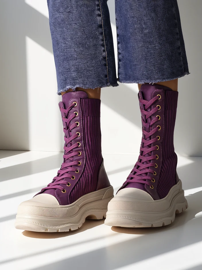 Royalfashion Жени високи работни ботуши Fosilla