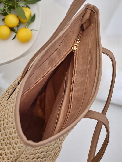 Royalfashion Голяма сламена дамска чанта Solea Bag