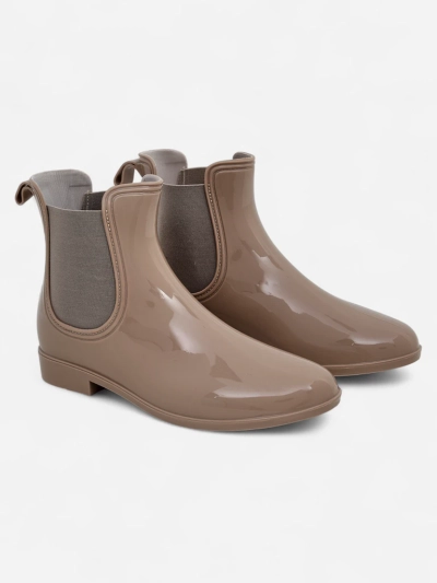 Роялфешън дамски лачени гумирани ботуши Серис