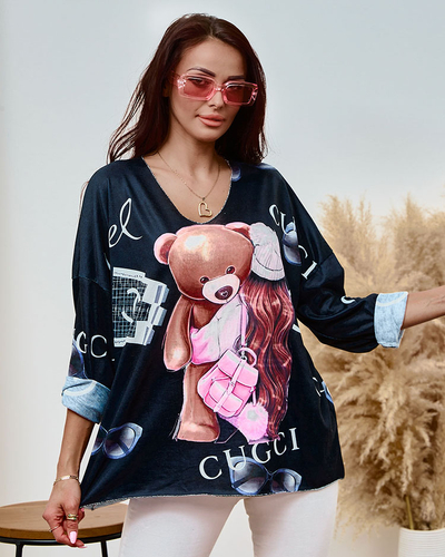 Royalfashion Дамска блуза с принт