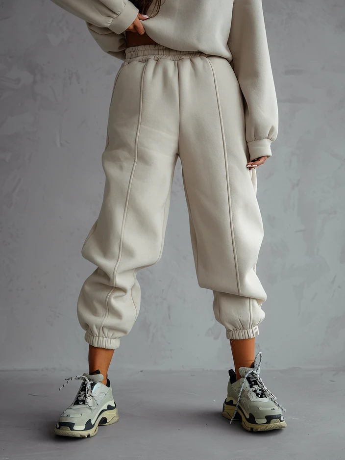 Royalfashion Женски комплект от памучен спортен екип