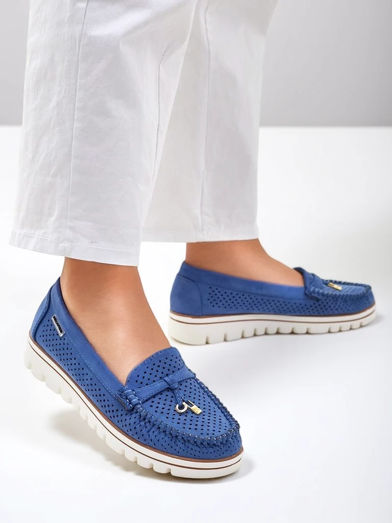 Royalfashion Изрязани дамски лофери Elissas