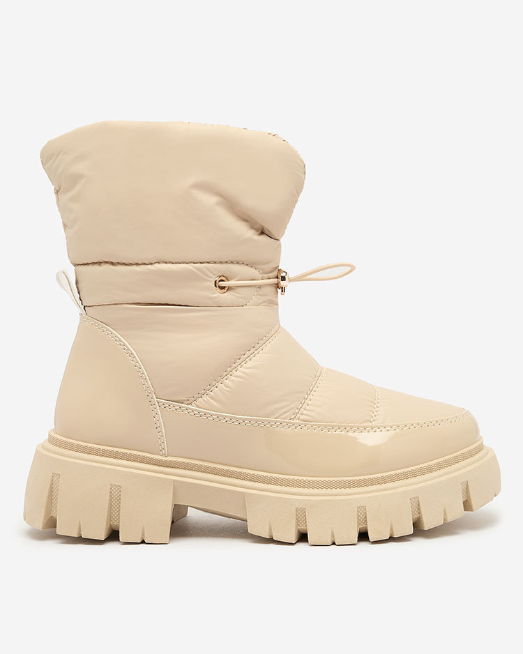 Royalfashion Дамски ботуши за сняг с приплъзване в бежово Sadella